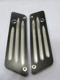 Talon Billets - Billet Aluminum Saddlebags Latch Cover Face 4 Harley Touring Softail 93-13