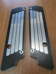 Talon Billets - ANODIZED Billet CNC Saddlebags Latch Cover Face  Harley Touring SOFTAIL FL 93-13