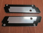 Talon Billets - Black Billet CNC Aluminum  Saddlebags Latch Cover Face 4 Harley Touring 93-13