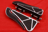 Talon Billets - Billet Footboard Floorboards Rear Passenger Foot Board Harley Touring Softail