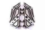 Talon Billets - Rear Passenger Billet Footboard Floorboards Harley Touring &Fl Softail 80-13