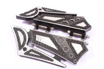 Talon Billets - Rear Passenger Billet Footboard Floorboards Harley Touring &Fl Softail 80-13