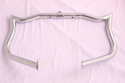 CHROME ENGINE GUARD HIGHWAY CRASH BAR 4 TOURING HARLEY ROAD KING GLIDE 1 1/2