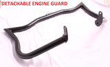 Detachable Engine Guard Highway Crash Bar 4 Softail Heritage Fatboy Lo FLSTF