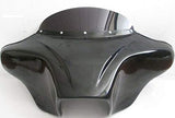 Talon Billets - BATWING FAIRING WINDSHIELD Harley FLD DYNA Switchback 4X5” HOLES BAGGER LOW