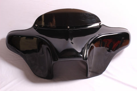 Talon Billets - BATWING FAIRING WINDSHIELD PAINTED 4 HARLEY HERITAGE SOFTAIL CLASSIC FLSTC 4X5"