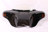 Talon Billets - BATWING FAIRING WINDSHIELD KAWASAKI VN800 CLASSIC 800 CUT OUT PAINTED VIVID 6X9"