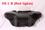 Talon Billets - Unpainted Batwing Fairing Windshield Harley FLD Dyna Switchback 4X5” Holes