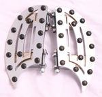 REAR FOOTPEGS FOOTBOARDS PEGS FLOORBOARD 4 HARLEY TOURING ROAD STREET FLST FLT SOFTAIL FATBOY FAT BOY