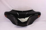 Talon Billets - BATWING FAIRING WINDSHIELD 4 TRIUMPH THUNDER BIRD ROCKER ABS RED AMBER LIGHTS