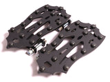 Talon Billets - REAR FOOTPEGS FLOOR BOARDS FOOT PEGS FLOORBOARD HARLEY TOURING ROAD STREET FLST