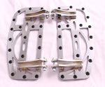 Talon Billets - FRONT FOOTPEGS FLOOR BOARDS PEGS FLOOR FOOT HARLEY TOURING ULTRA KING STEEL