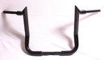 Talon Billets - APE HANGER HANDLEBARS 14" BLACK FOR HARLEY SPORTSTER SOFTAIL FAT BOY BLACK